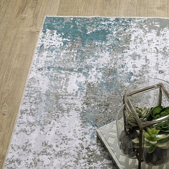Covington Home Mirabelle Marbled Abstract Washable Indoor Rectangular Area Rug