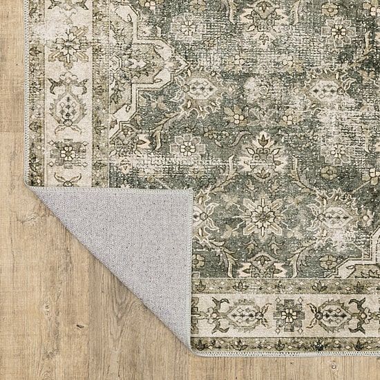Covington Home Mirabelle Faded Oriental Washable Indoor Rectangular Area Rug