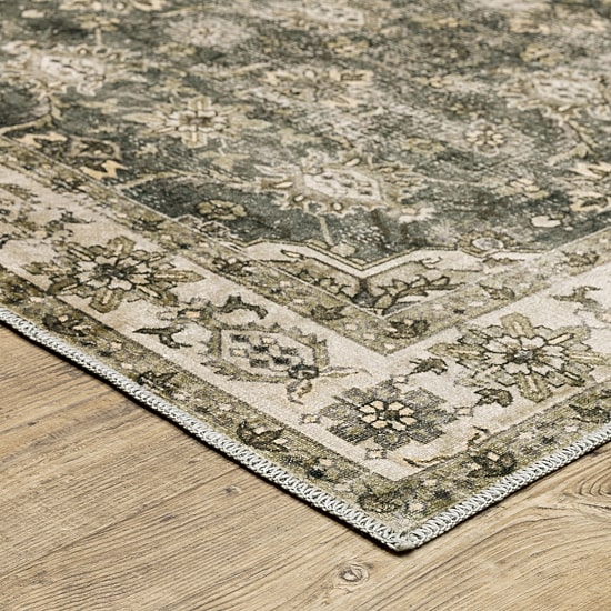 Covington Home Mirabelle Faded Oriental Washable Indoor Rectangular Area Rug