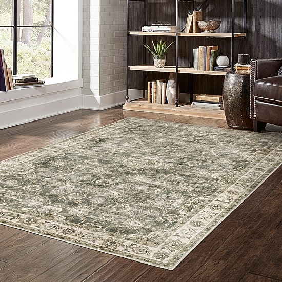 Covington Home Mirabelle Faded Oriental Washable Indoor Rectangular Area Rug