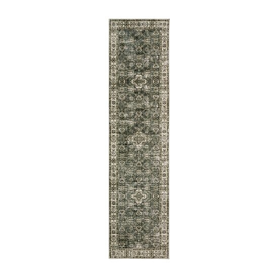 Covington Home Mirabelle Faded Oriental Washable 2'X8' Indoor Rectangular Runner