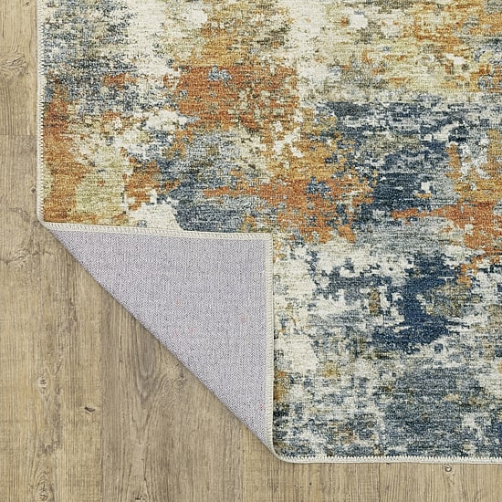 Covington Home Mirabelle Patina Abstract Washable Indoor Rectangular Area Rug