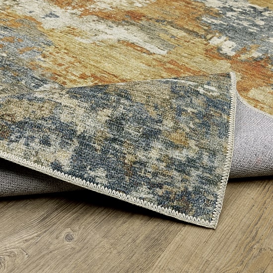 Covington Home Mirabelle Patina Abstract Washable 2'X8' Indoor Rectangular Runner