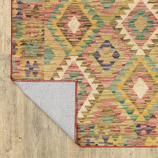 Covington Home Mirabelle Tribal Inspirations Geometric Washable Indoor Rectangular Area Rug