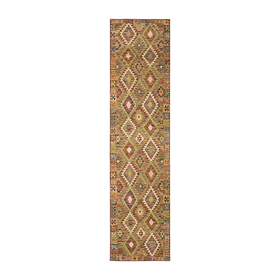 Covington Home Mirabelle Tribal Inspirations Geometric Washable 2'X8' Indoor Rectangular Runner