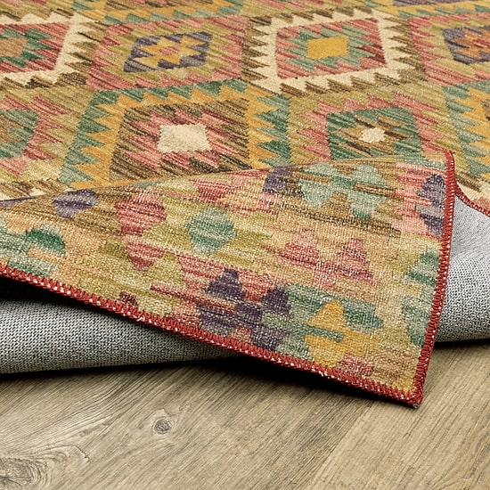 Covington Home Mirabelle Tribal Inspirations Geometric Washable 2'X8' Indoor Rectangular Runner