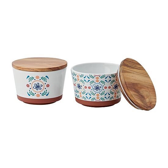 Mesa Mia Chapala 2-pc. Stoneware Spice Holder