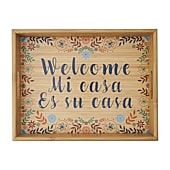 Mesa Mia Chapala 'Welcome' Wood Serving Tray