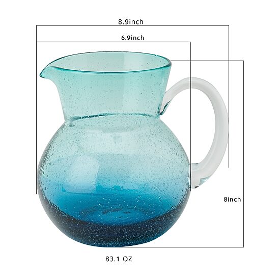 Mesa Mia Chapala Blue Ombre Serving Pitcher