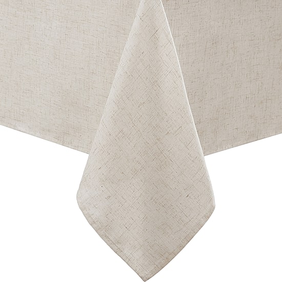 Laura Ashley Dothan Taupe Tablecloth