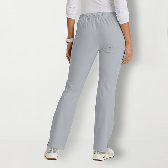 Skechers Sk201 Reliance 3-Pocket Mid-Rise Straight Leg Womens Tag Free Stretch Fabric Moisture Wicking Scrub Pant