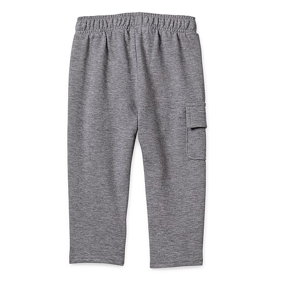 Okie Dokie Baby Boys Tapered Regular Fit French Terry Jogger Pant
