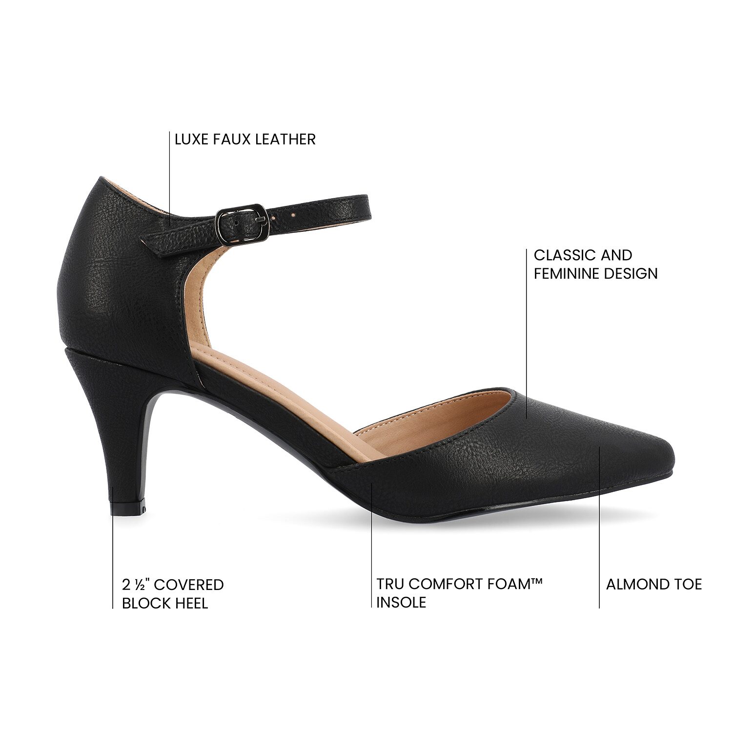 Journee Collection Bettie Womens Pointed Closed Toe Stiletto Heel Pumps