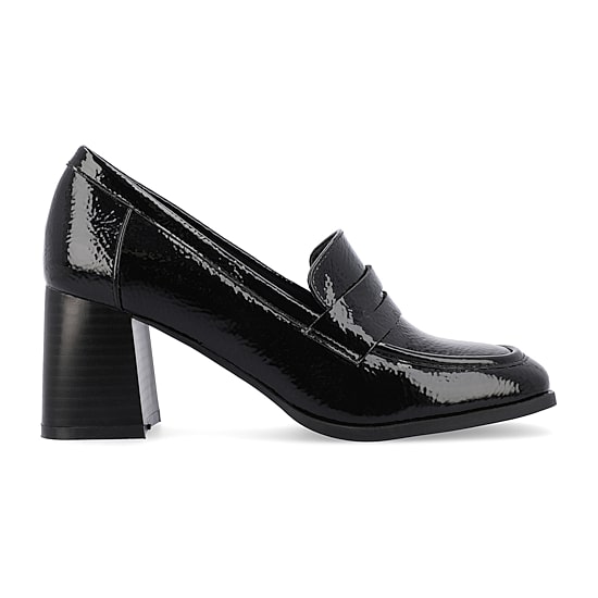 Journee Collection Malleah Womens Square Closed Toe Stacked Heel Pumps