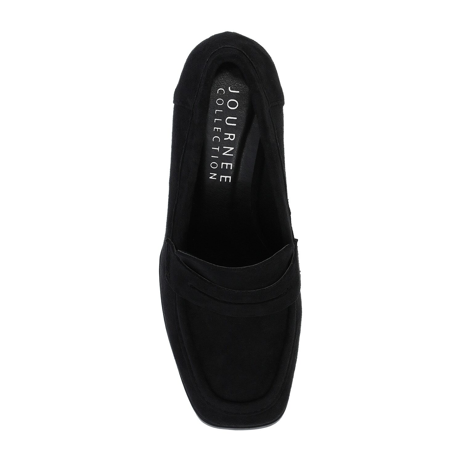 Journee Collection Malleah Womens Square Closed Toe Stacked Heel Pumps