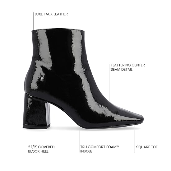 Journee Collection Womens Haylinn Block Heel Booties