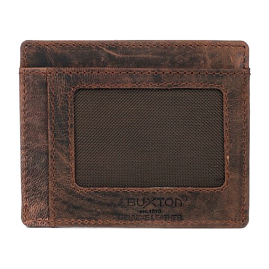 Julia Buxton Front Pocket Getaway Mens Rfid Blocking Front Pocket Wallet