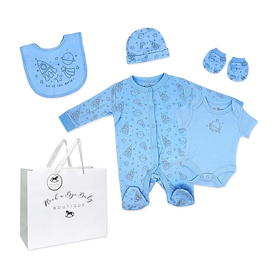 3 Stories Trading Company Baby Boys 5-pc. Baby Clothing Set