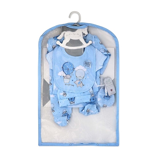 3 Stories Trading Company Baby Boys Knit 5-pc. Baby Clothing Set