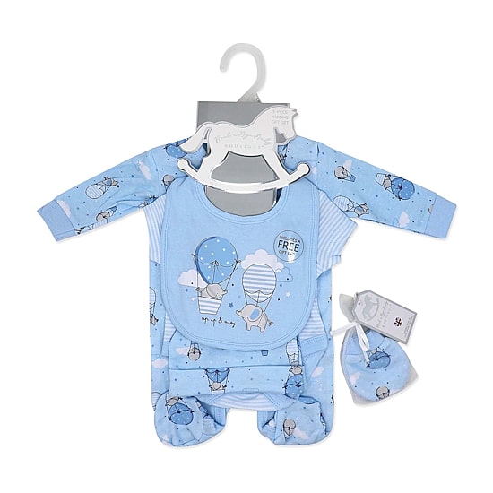3 Stories Trading Company Baby Boys Knit 5-pc. Baby Clothing Set