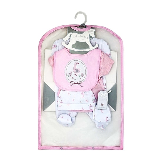 3 Stories Trading Company Baby Girls Knit 5-pc. Baby Clothing Set