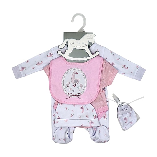 3 Stories Trading Company Baby Girls Knit 5-pc. Baby Clothing Set