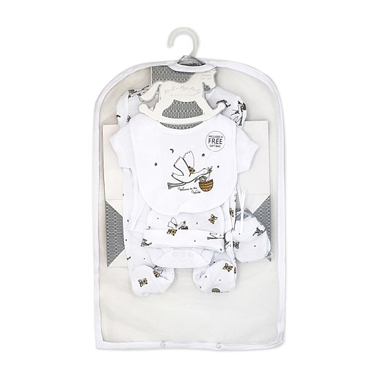 3 Stories Trading Company Baby Unisex 5-pc. Baby Clothing Set