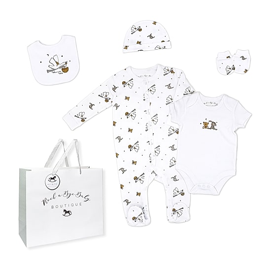 3 Stories Trading Company Baby Unisex 5-pc. Baby Clothing Set