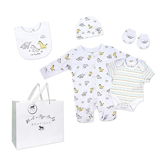 3 Stories Trading Company Baby Unisex 5-pc. Baby Clothing Set