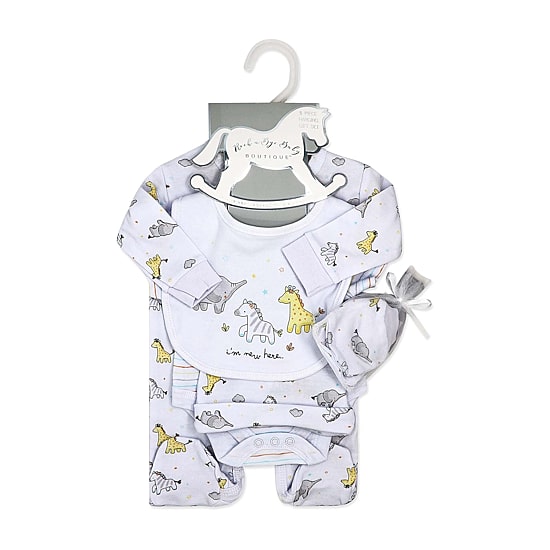 3 Stories Trading Company Baby Unisex 5-pc. Baby Clothing Set