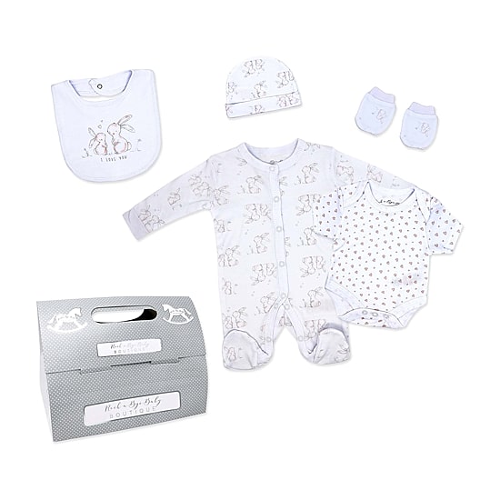 3 Stories Trading Company Baby Girls 5-pc. Baby Clothing Set