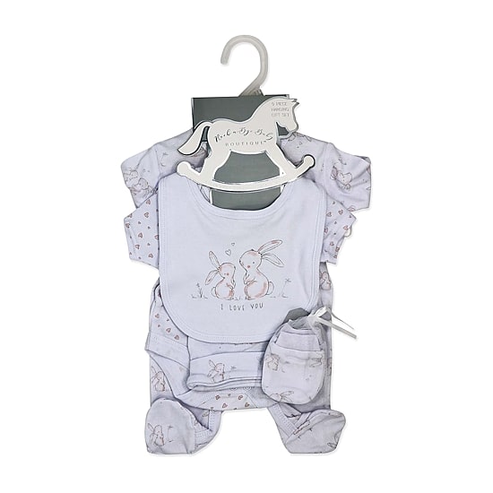 3 Stories Trading Company Baby Girls 5-pc. Baby Clothing Set