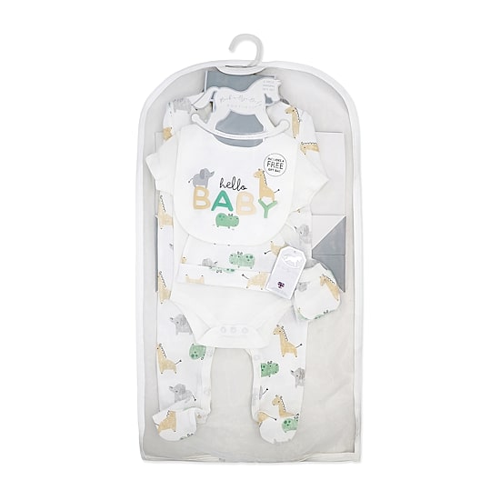 3 Stories Trading Company Baby Unisex 5-pc. Baby Clothing Set