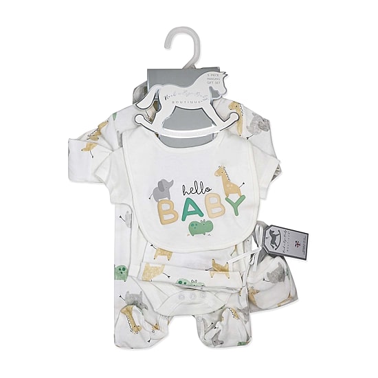 3 Stories Trading Company Baby Unisex 5-pc. Baby Clothing Set