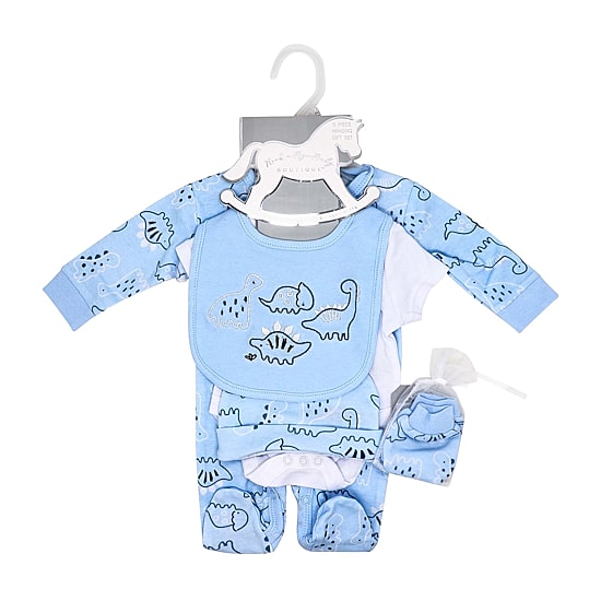 3 Stories Trading Company Baby Boys Knit 5-pc. Baby Clothing Set