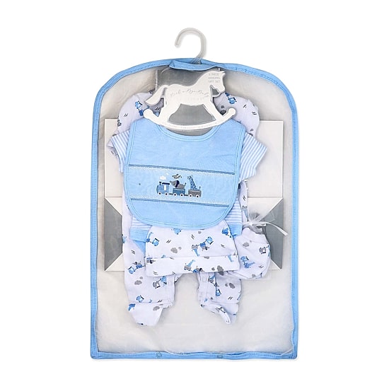 3 Stories Trading Company Baby Boys Knit 5-pc. Baby Clothing Set