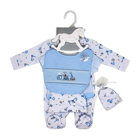 3 Stories Trading Company Baby Boys Knit 5-pc. Baby Clothing Set