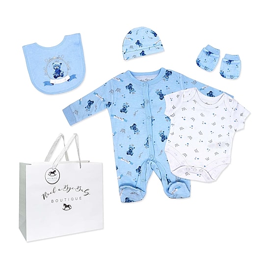 3 Stories Trading Company Baby Boys 5-pc. Baby Clothing Set