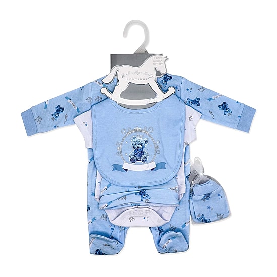3 Stories Trading Company Baby Boys 5-pc. Baby Clothing Set