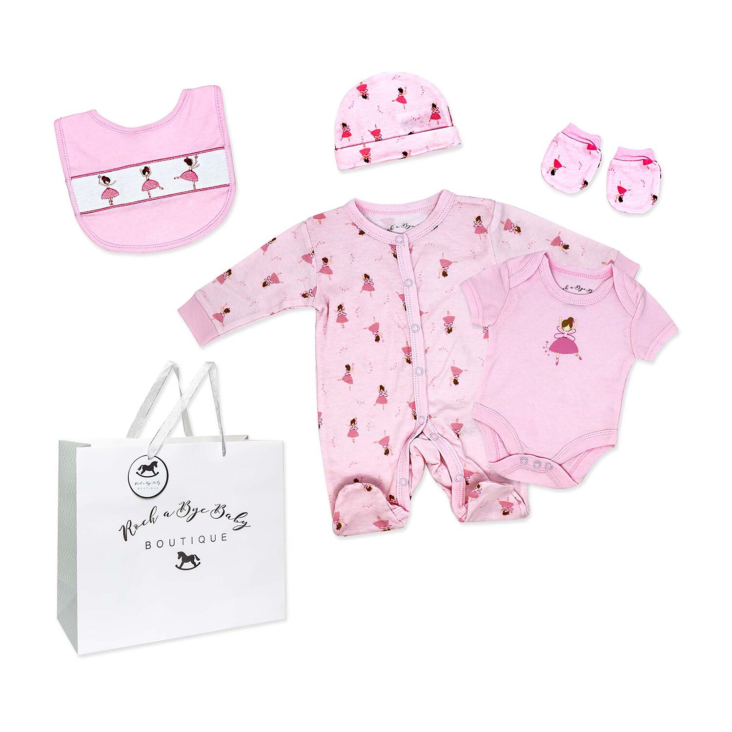 3 Stories Trading Company Baby Girls 5-pc. Clothing Set