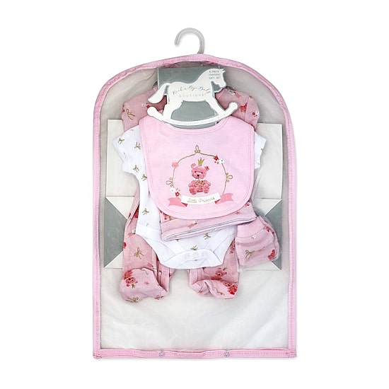 3 Stories Trading Company Baby Girls Knit 5-pc. Baby Clothing Set