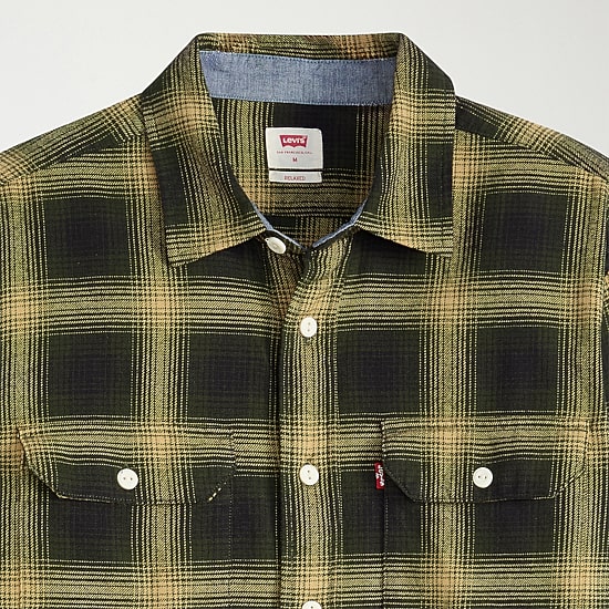 Levi's® Mens Long Sleeve Relaxed Fit Flannel Shirt