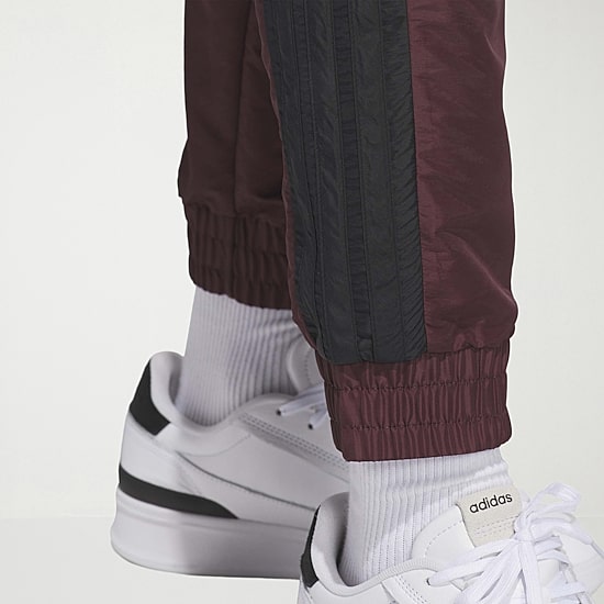 adidas Mens Cuffed Mid Rise Regular Fit Track Pant