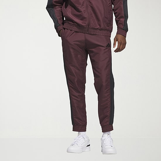 adidas Mens Cuffed Mid Rise Regular Fit Track Pant