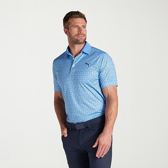 PUMA Mens Short Sleeve Polo Shirt