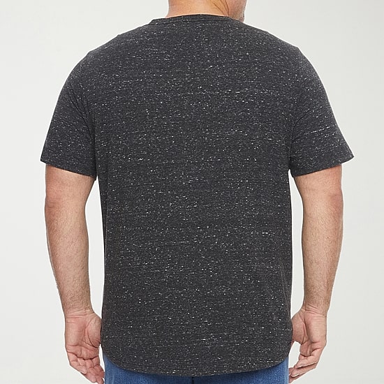 mutual weave Mens V Neck Short Sleeve Big and Tall T-Shirt