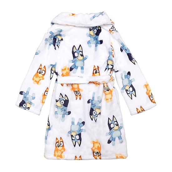 Toddler Girls Knee Length Bluey Long Sleeve Robe