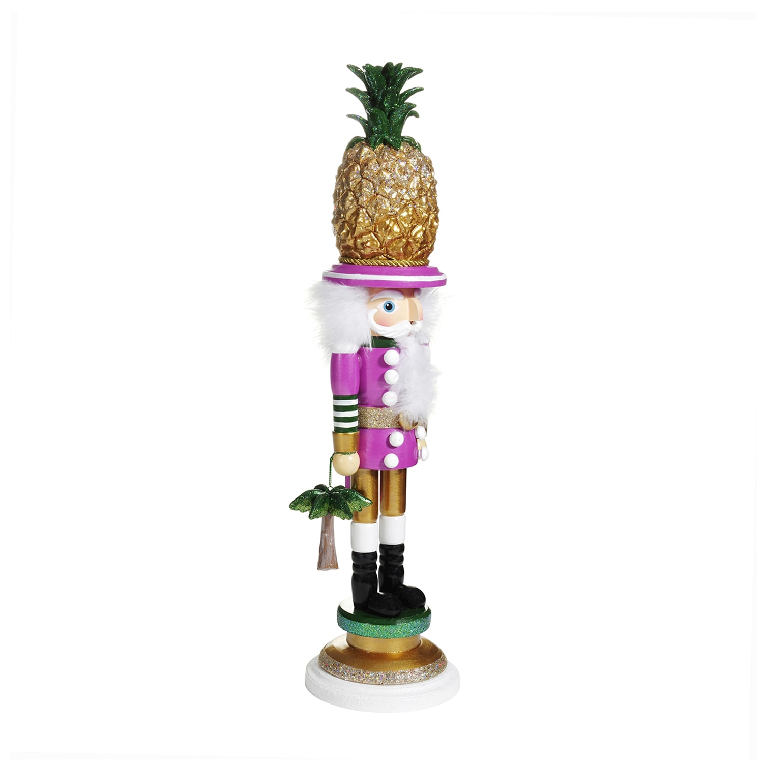 Kurt Adler 19.5-Inch Hollywood™ Pineapple Hat Christmas Nutcracker