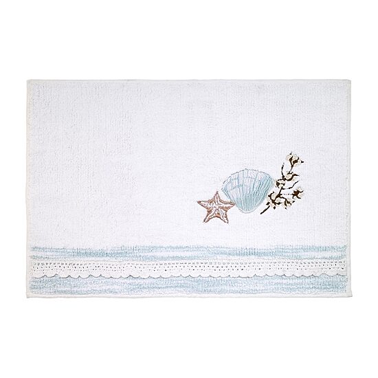 Avanti Farmhouse Shell Bath Rug