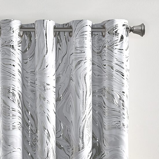 Intelligent Design Natalia Grommet Top Energy Saving 100% Blackout Single Curtain Panel
